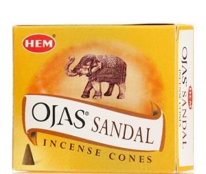 Conuri Parfumate HEM, Ojas Sandal, 10 buc