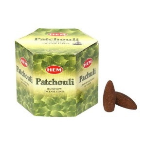 Conuri parfumate, HEM, Patchouli, 40 conuri