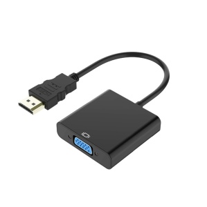 Convertor HDMI la VGA + cablu audio, adaptor digital in analog pt laptop, PC, proiector, receiver TV, Xbox, Playstation 1080p - Img 2