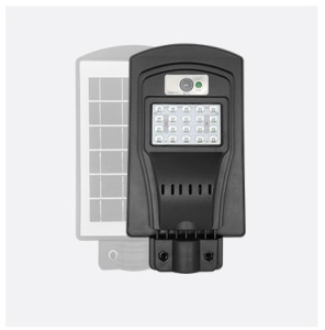 Felinar Stradal LED de Exterior, Panou Solar Inclus, Senzor de Miscare, Waterproof, Senzor Crepuscular, Usor de Instalat si Montat, Design Modern, Negru - Img 2