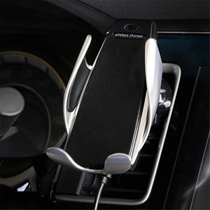 Incarcator auto wireless QI universal, model Penguin Wireless Charger, Silver-Black - Img 3
