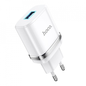 Incarcator Priza USB-A, 10W, 2.4A - Hoco Ardent (N1) - White - Img 5