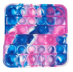 Jucarie anti-stres POP IT patrat - roz, albastru, alb K KATHODE
