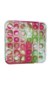 Jucarie anti-stres POP IT patrat - roz, verde K KATHODE