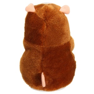 Jucarie hamster interactiv vorbitor maro/alb - Img 2