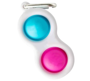 Jucarie SIKS® antistres tip breloc, senzoriala, pentru copii si adulti, multicolor