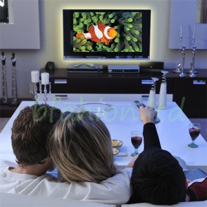 Kit banda ORLED, LED USB Premium, pentru Iluminare ambientala in spatele televizorului, Backlight TV RGB, model 2 bucati 1M - Img 3