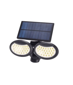 Lampa ajustabila cu incarcare solara, 56 x LED SMD, senzor de miscare/amurg/stare de veghe, buton ON/OFF SH-056 K KATHODE