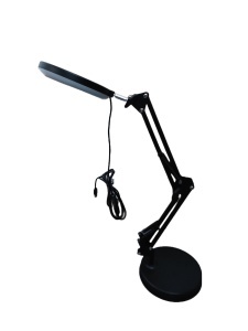 Lampa circulara de birou, rotire 360°, 3 tipuri de lumina, suport reglabil, cablu USB, 16 cm K KATHODE - Img 3