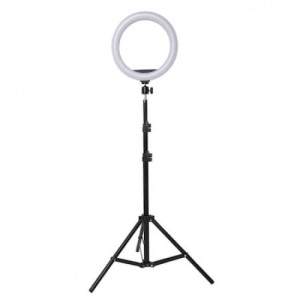 Lampa Circulara Profesionala GREATON® Led Ring Light Cu 10 Trepte De Intensitate Led, 3 Tipuri De Lumina, Ideal Continut Video TikTok 12 Inch, 180 LED, USB