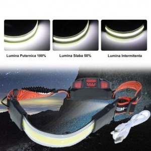 Lanterna de Cap cu Led-Cob Flexibil G13 - Img 6