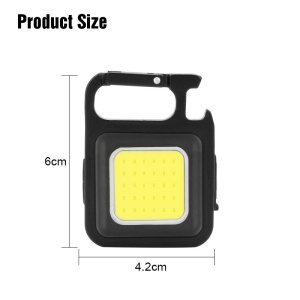 Lanterna LED de buzunar, SIHOiSi, USB, 500 lm, 6x4.2 cm, Negru - Img 10