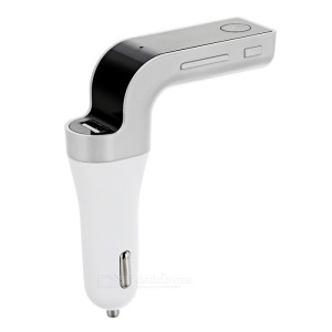 Modulator. FM Hands Free Bluetooth G7, Argintiu - Img 4