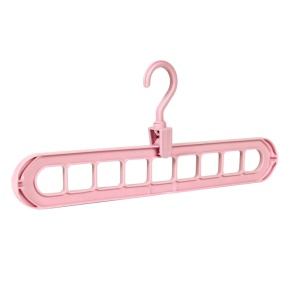 Organizator de umerase pentru haine, rotatie 360°, 2 moduri de folosinta orizontal/vertical, roz K KATHODE