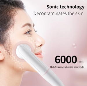 Perie electrica cu vibratii si 2 capete interschimbabile pentru curatarea si exfolierea fetei, Waterproof KATHODE - Img 2
