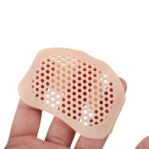 Pernute din silicon, pentru sandale, pantofi, protectie impotriva monturilor, bej - Img 3