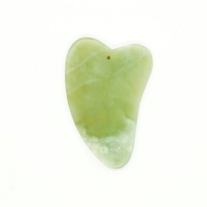 Piatra Gua Sha din Jad pentru masaj facial si corporal, 7cm