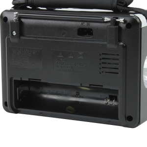Radio portabil AM/FM/SW, slot USB/SD, MP3 player, gri, Waxiba - Img 5