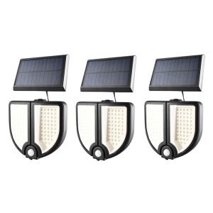 Set 3 lampi solare ajustabile Tiessa, cu telecomanda, 90 de LED-uri, 3 moduri de functionare, rezistente la apa - Img 6
