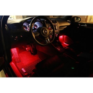 Set 4 benzi LED-RGB, lumina ambientala, 9 SMD, Soundwave, Urban Trends ® - Img 6