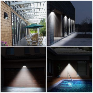 Set 6 Lampi bright 30 LED Solare cu senzor de miscare si lumina 1 mod iluminare - Img 6