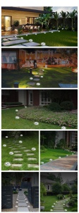 Set 8 lampi solare tip spot pentru gradina, 20 x LED, buton ON/OFF, senzor de lumina, alb rece 18-19 K KATHODE - Img 6