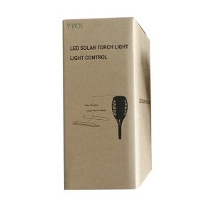 Set doua lampi solare cu flacara, YWX®, IP65, 33 LED-uri, Cu senzor de lumina, Pornire/oprire automata, Pentru exterior, curte, terasa si gradina, Negru - Img 9