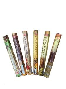 Set mixt 120 betisoare parfumate Hem, cinnamon patchouli, mango melon, cinnamon apple, cinnamon tangerine, sandal vannila, cinnamon simple