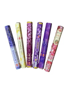 Set mixt 120 betisoare parfumate hem, lavander, magnolia, liliac, violet, precius opium, lily
