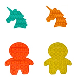 Set x 4 jucarii POP IT -unicorn si om- K KATHODE