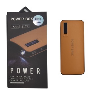 Acumulator extern profesional 30.000 mAh, porturi 3 x USB, lanterna