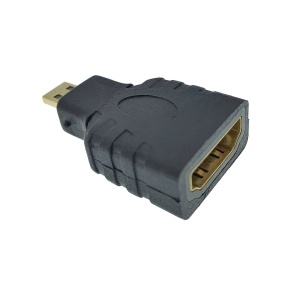 Adaptor HDMI mama la microHDMI tata, 4K, 3D, ARC, ethernet, negru - Img 2