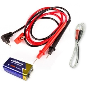 Aparat de Masura Digital Afisaj Electronic,Carcasa antisoc,Sonde temperatura,DT9208A+Cadou Set 12 Surubelnite - Img 2