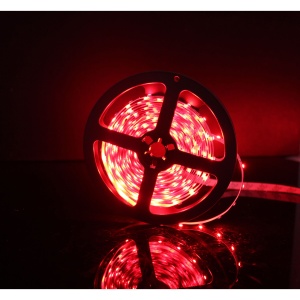 Banda LED IP20, 5 m, Rosu + alimentator - Img 2