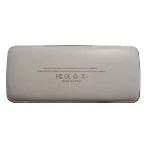 Baterie Externa Powerbank 30.000 mAh Cu 3 Porturi USB Pentru Incarcare Alb - Img 4