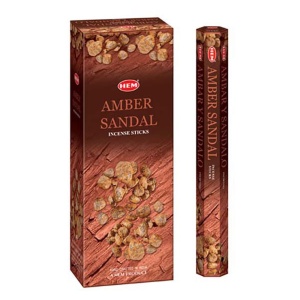 Betisoare parfumate Hem Amber - Sandal 20buc - Img 4