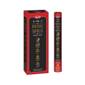 Betisoare parfumate HEM - Feng Shui 5 in 1 (6 seturi x 20buc)