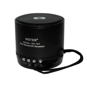 Boxa portabila, Wster, conexiune Bluetooth, putere 3W, radio FM, slot TF si Jack 3.5 mm, microfon incorporat, difuzor 4 ohmi - Img 2