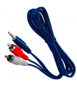 Cablu Aux RCA 3.5mm Stereo 5.0m Astrum CB-SRCA05-BL Albastru