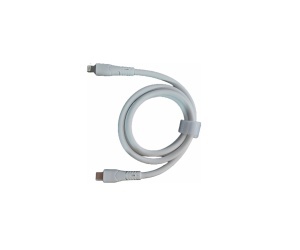 Cablu de date cu incarcare rapida, K KATHODE, SX-52, USB-C compatibil cu iPhone, tip Lightning, silicon, 1m - Img 2