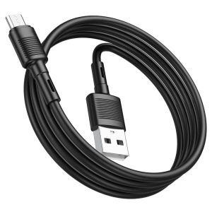 Cablu de incarcare pentru telefon USB - MicroUSB, 1M lungime, Incarcare rapida, transfer date, fast charge, 2.4A, X83, K KATHODE - Img 2