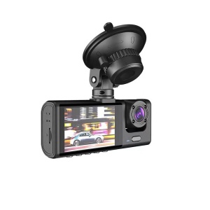 Camera auto K KATHODE, DVR, trei camere, fata-spate-interior, 1920*1296p super HD, unghi larg de filmare 170 grade, senzor G