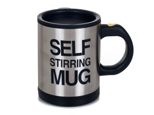 Cana cu amestecare automata - Self-stirring Mug, negru - Img 4