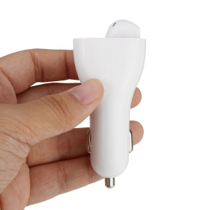 Casca bluetooth 2 in 1 KlaussTech, Incarcare auto, Incarcare rapida, Handsfree, Bluetooth 5.0, Touch control, Alb - Img 6