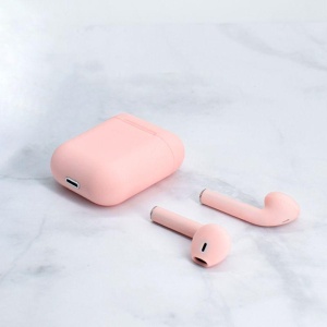 Casti KlaussTech Bluetooth V5.0, Carcasa de Incarcare, Autonomie 4 ore, Incarcare 70 min, Utilizare Usoara, Design Ergonomic, Moderne, Culoare Roz - Img 2
