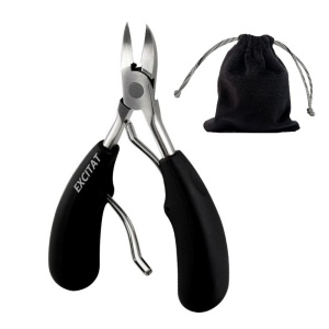 Cleste pedichiura, Pentru Unghiile Incarnate Sau Groase, Excitat®, Inox, Negru/Argintiu - Img 7