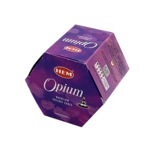 Conuri parfumate HEM Opium , backflow fum greu - 40 buc - Img 2