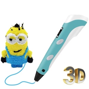 Creion Desenat in Spatiu 3D PEN-2, N NYTRO, Ideal pentru Copii Incepatori, Afisaj si Filamente, Multicolor - Img 2