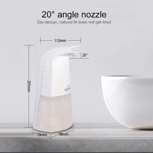 Dispenser automat pentru sapun lichid sau spuma, rezervor 400 ml, elegant - Img 4