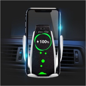Incarcator, suport auto wireless inteligent, compatibil android iOS - Img 4